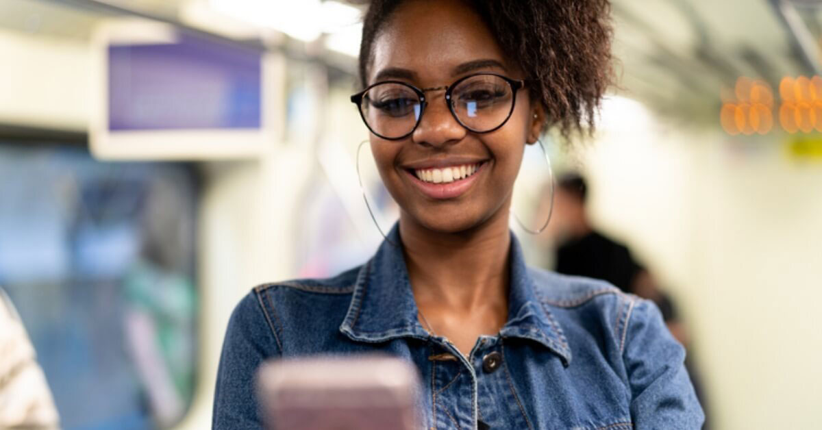 a person wearing glasses